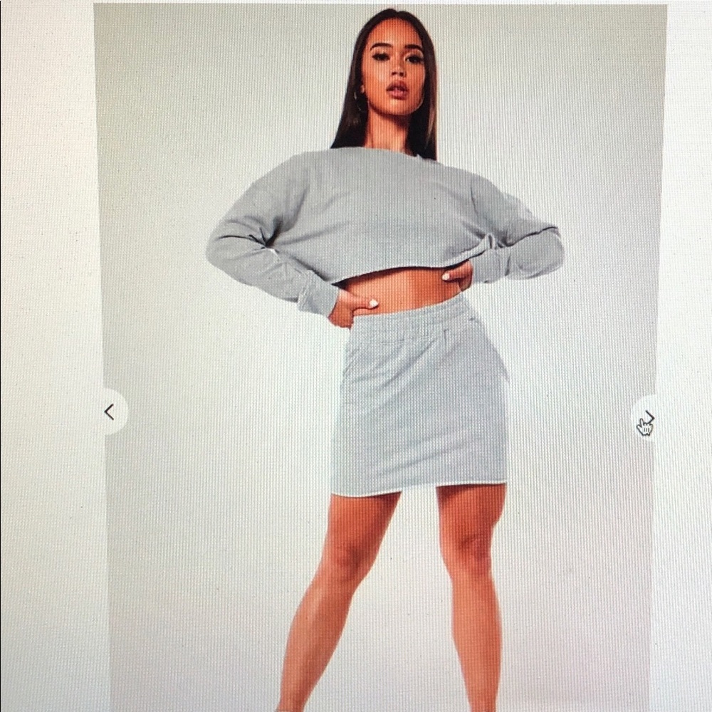 Missguided grey co ord set